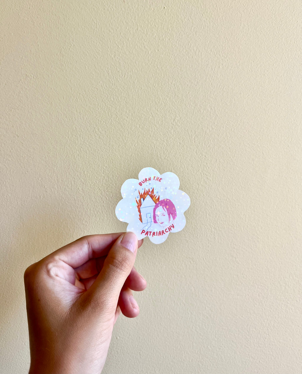 Sticker "Burn the Patriarchy"