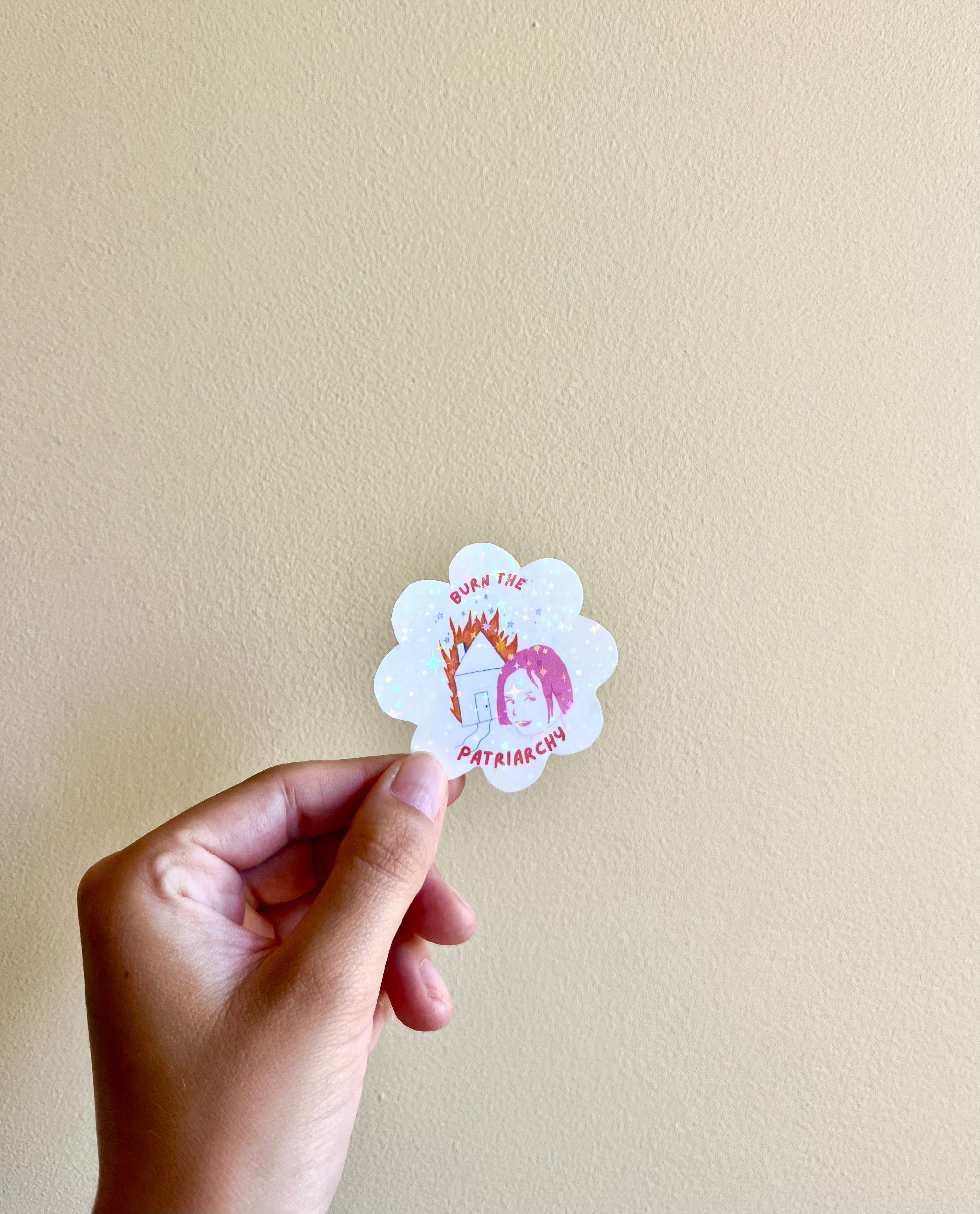 Sticker "Burn the Patriarchy"