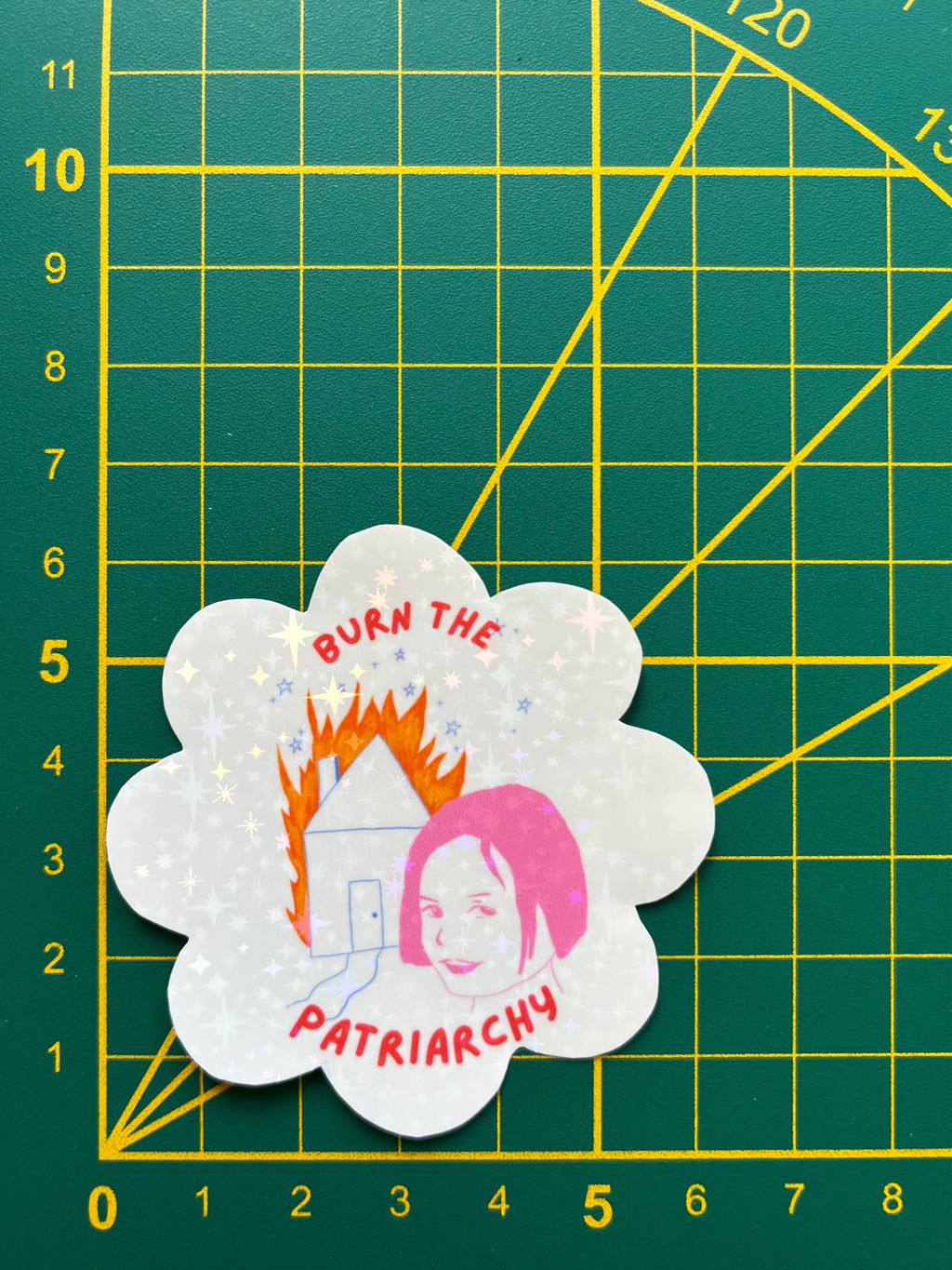 Sticker "Burn the Patriarchy"