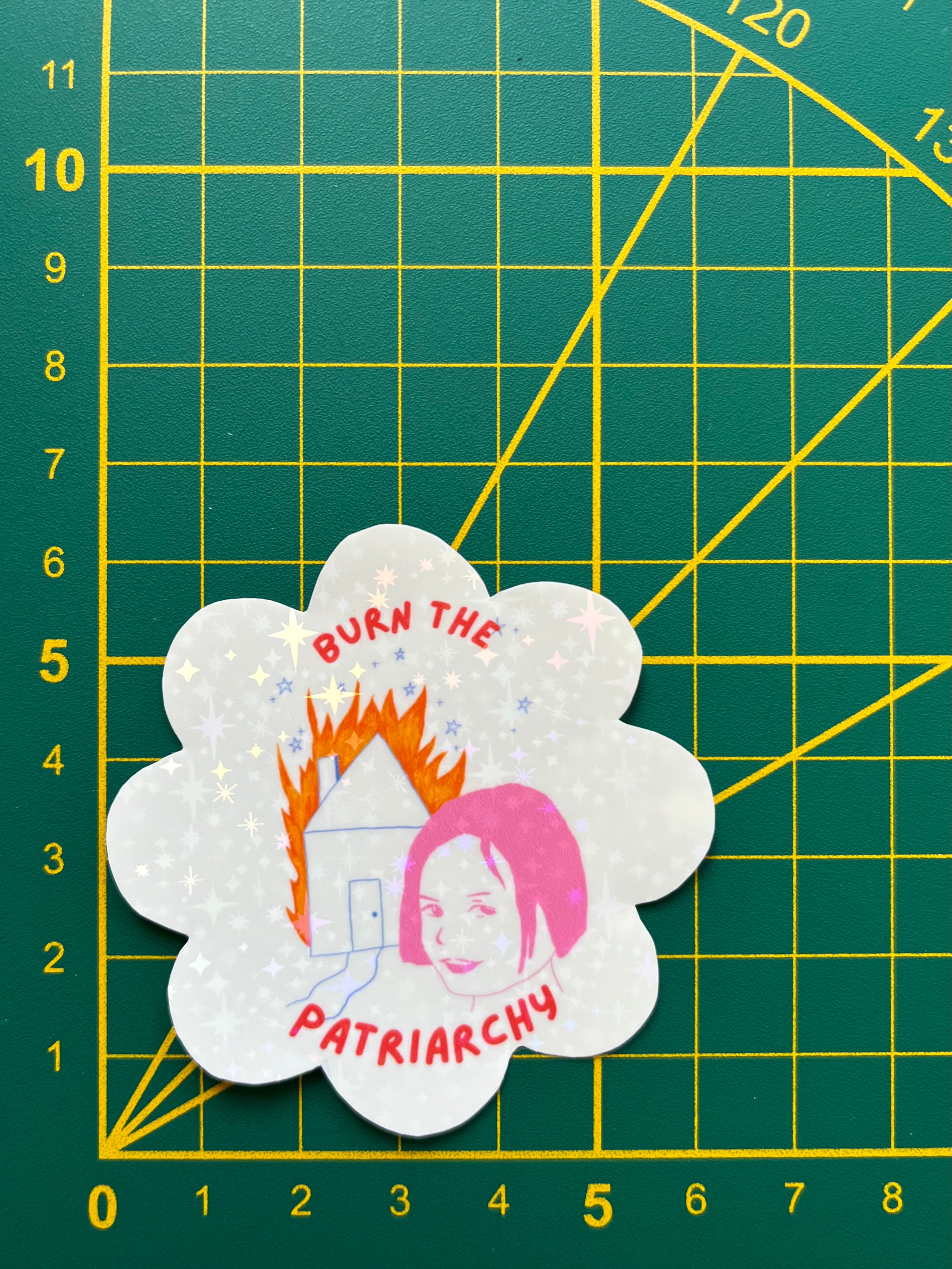 Sticker "Burn the Patriarchy"