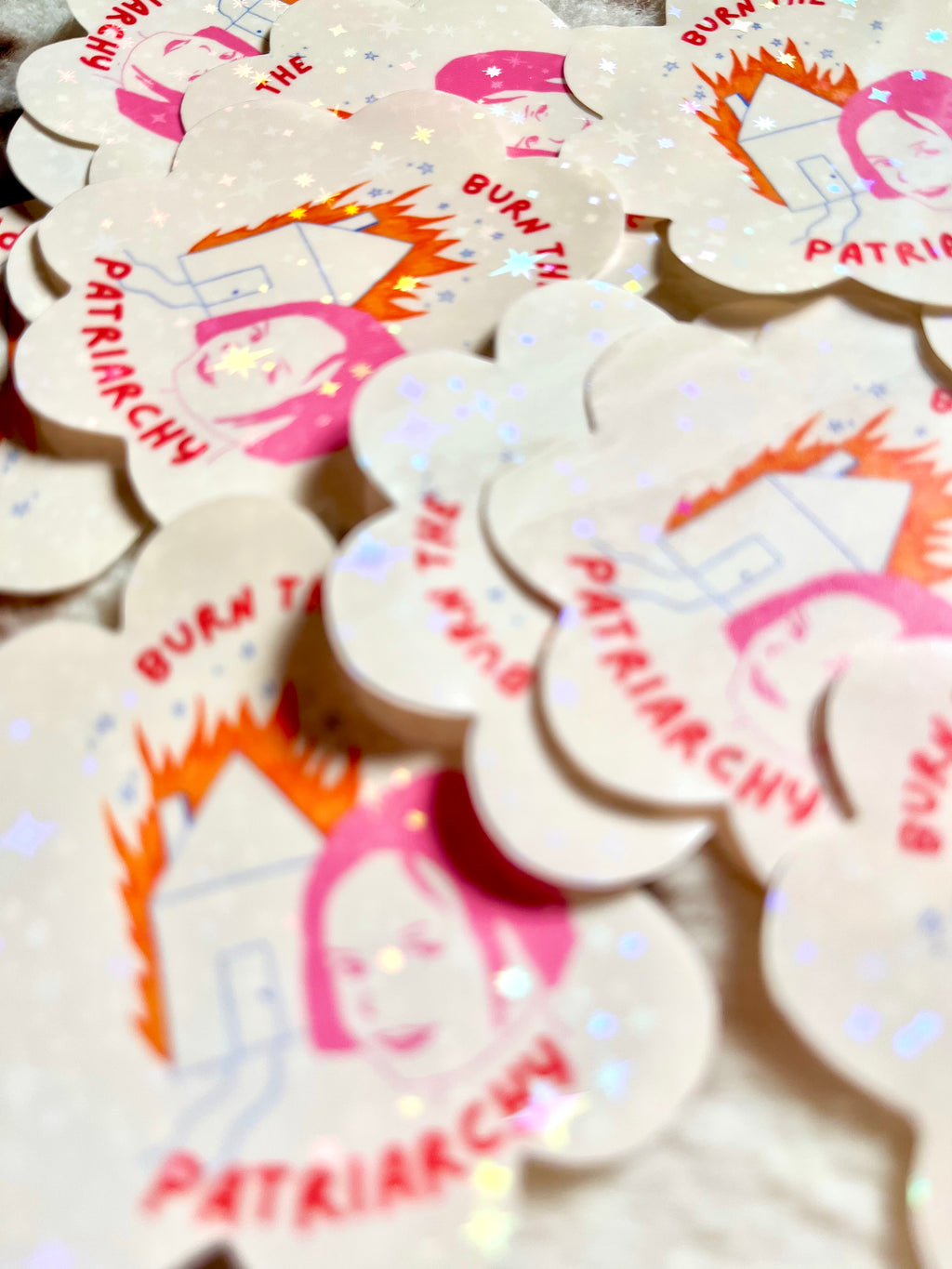 Sticker "Burn the Patriarchy"