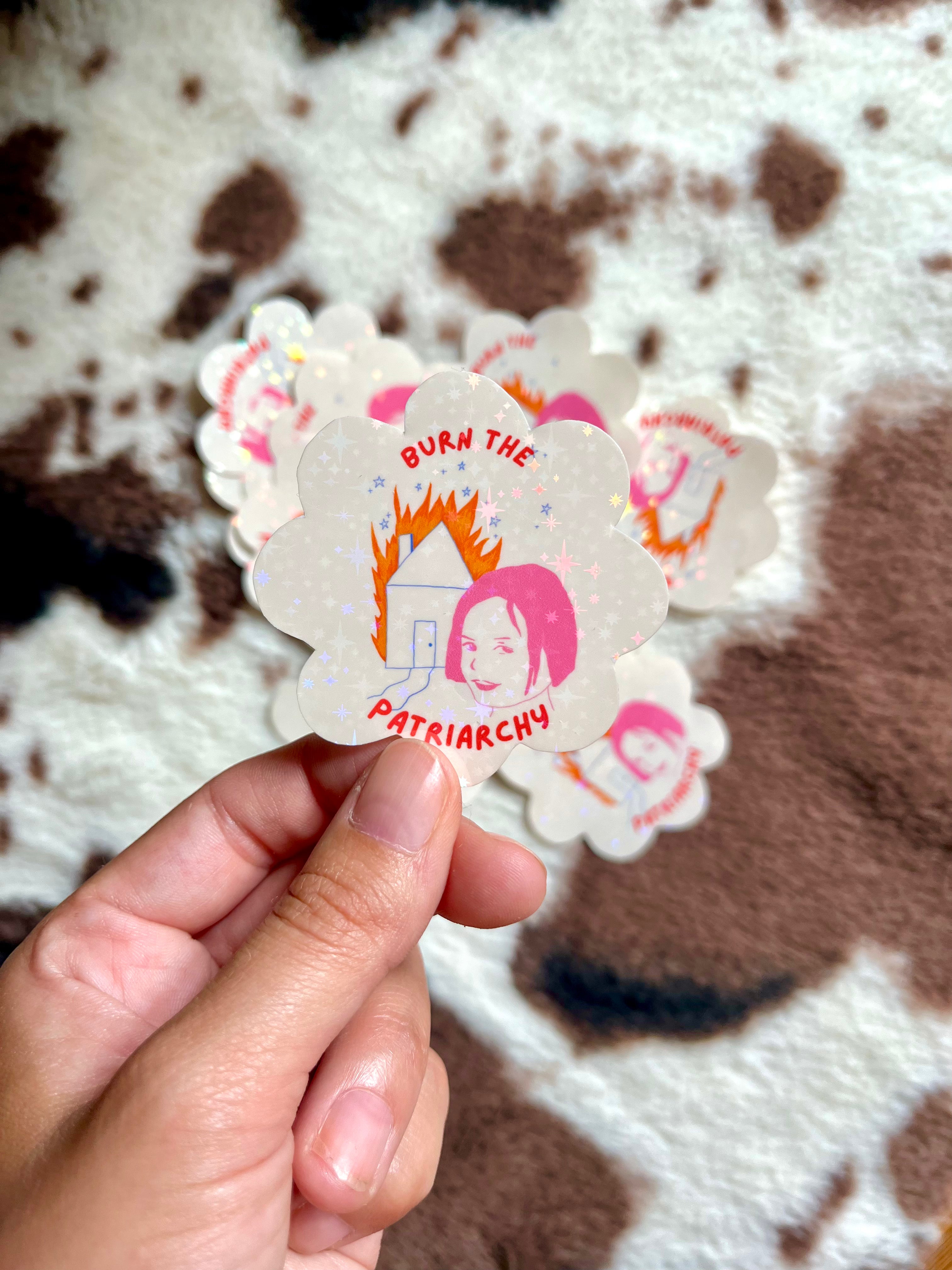 Sticker "Burn the Patriarchy"