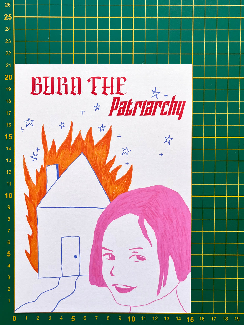Print A5 - "Burn the Patriarchy"