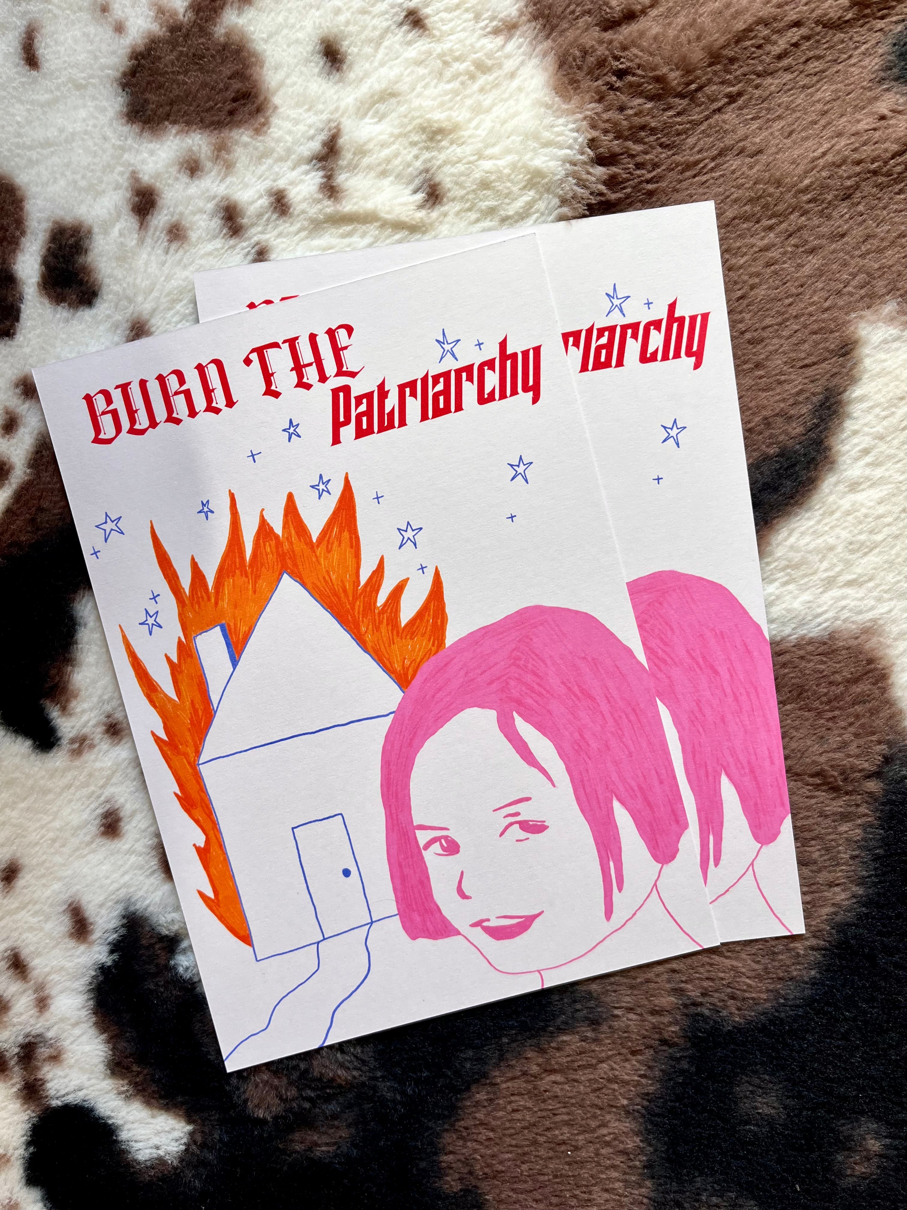 Print A5 - "Burn the Patriarchy"