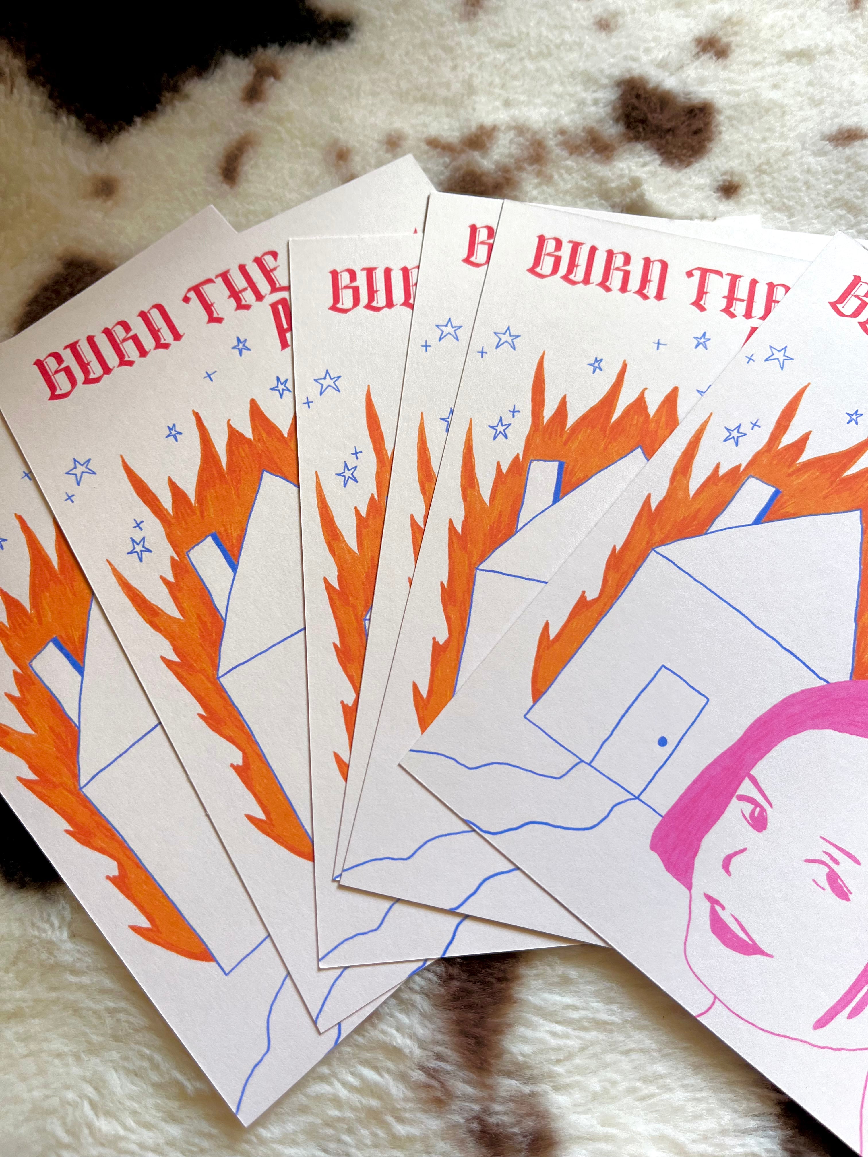 Print A6 - "Burn the Patriarchy"