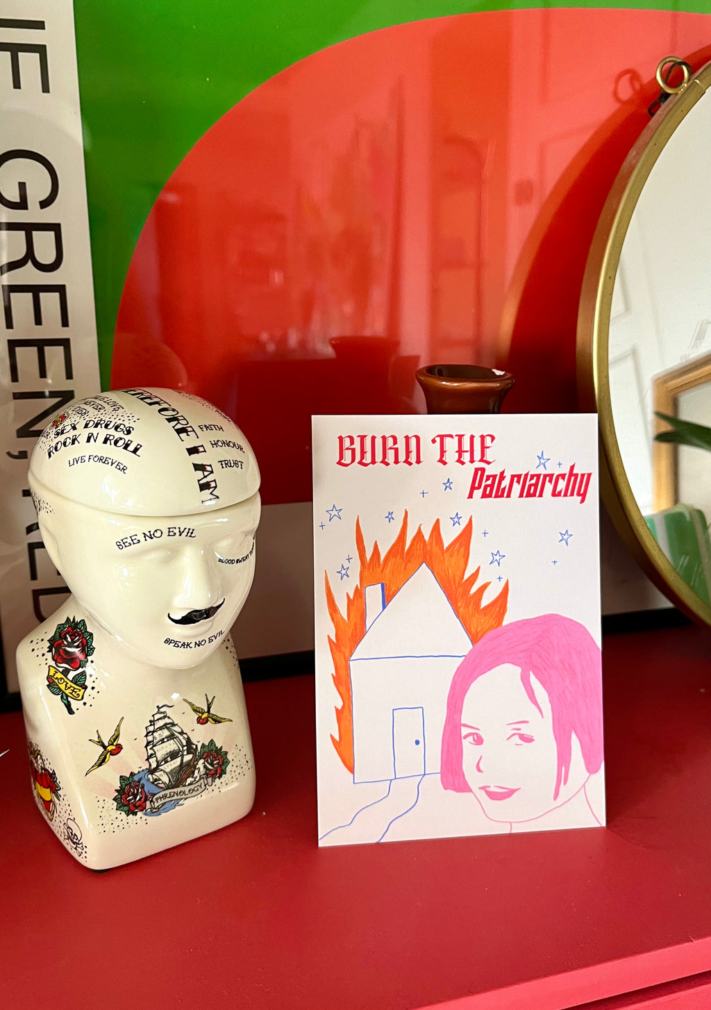 Print A6 - "Burn the Patriarchy"