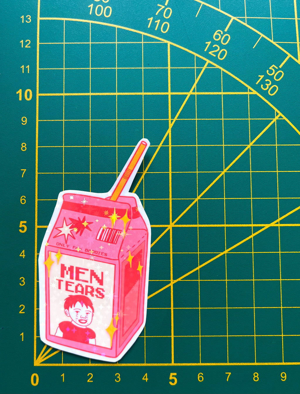 Sticker "Men Tears"