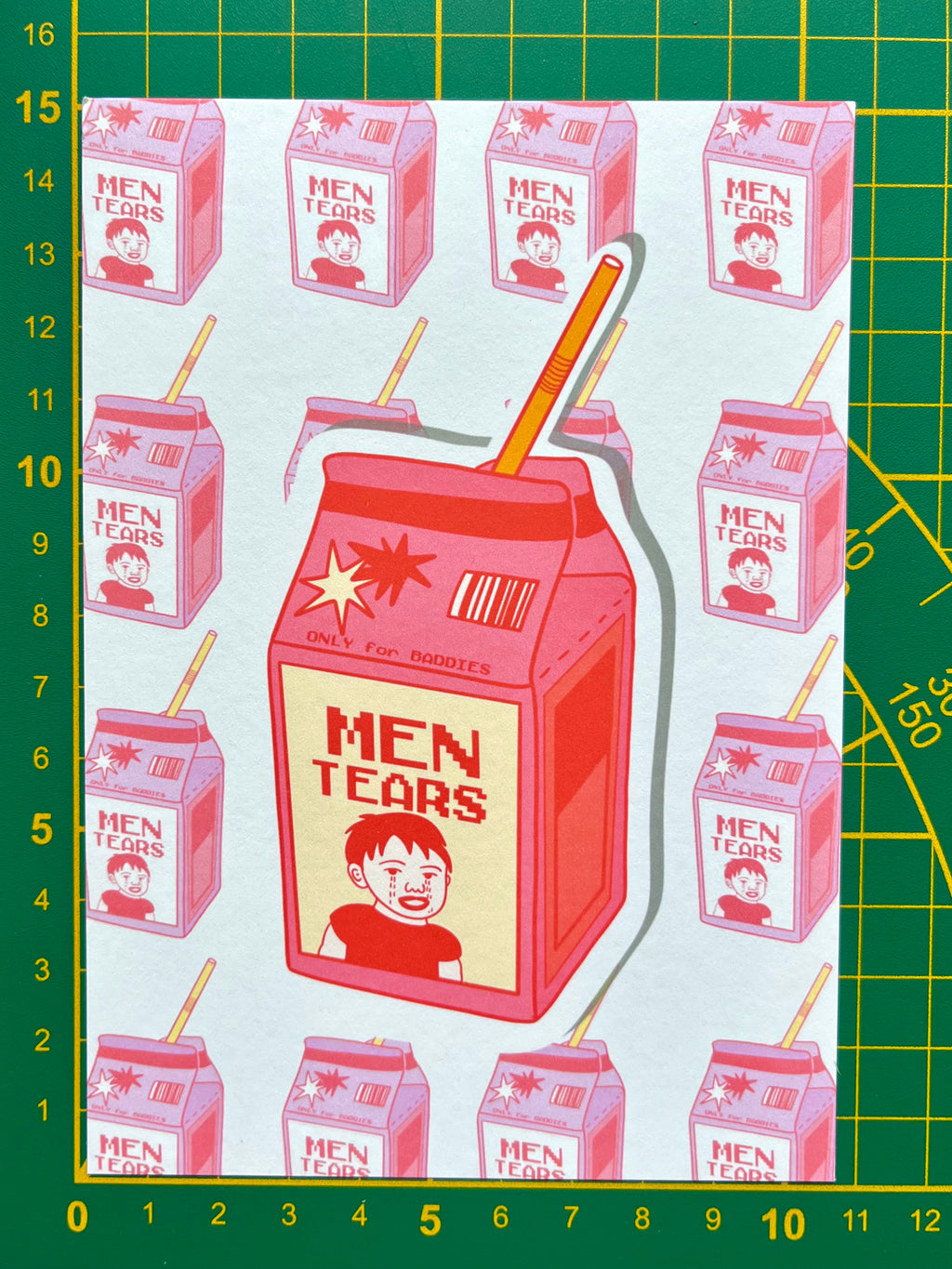 Print A5 "Men Tears"