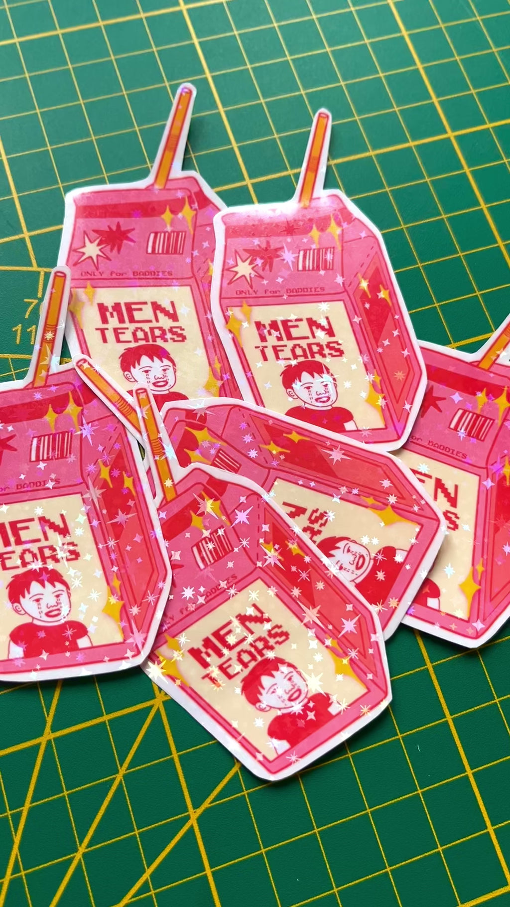 Sticker "Men Tears"