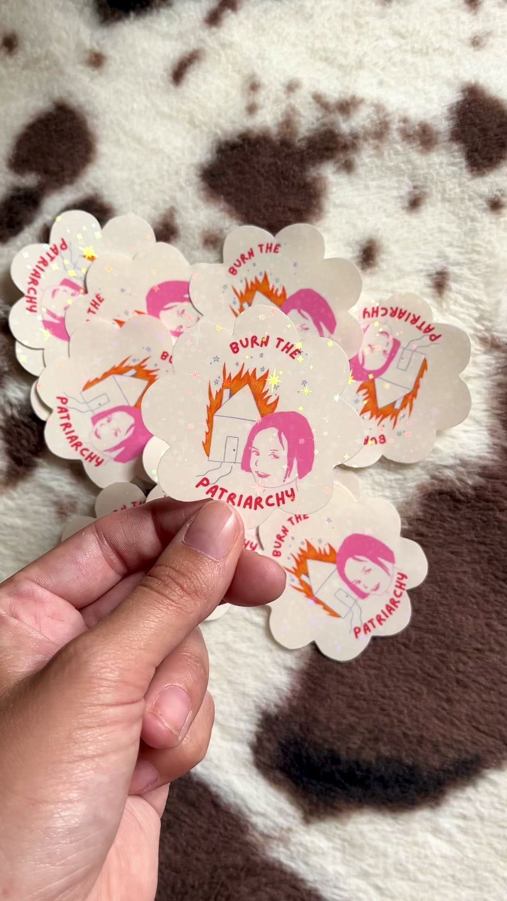 Sticker "Burn the Patriarchy"