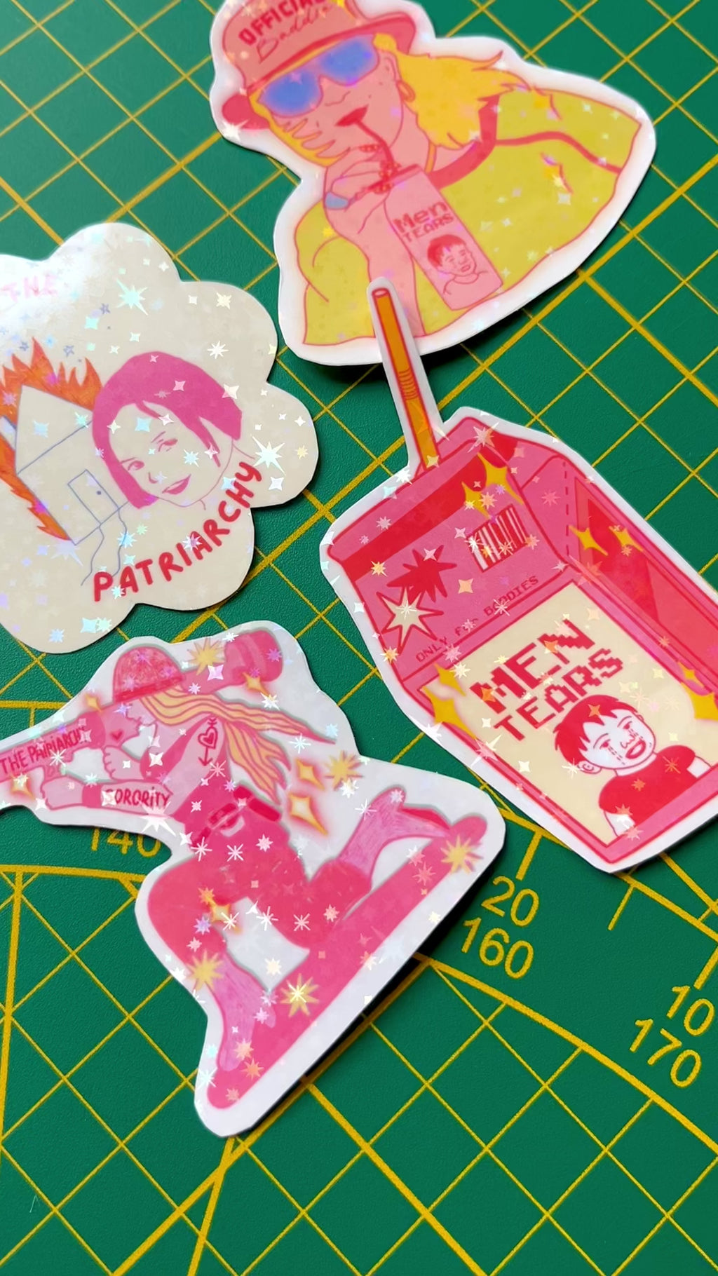 Pack de 4 Stickers collection "Sorority"